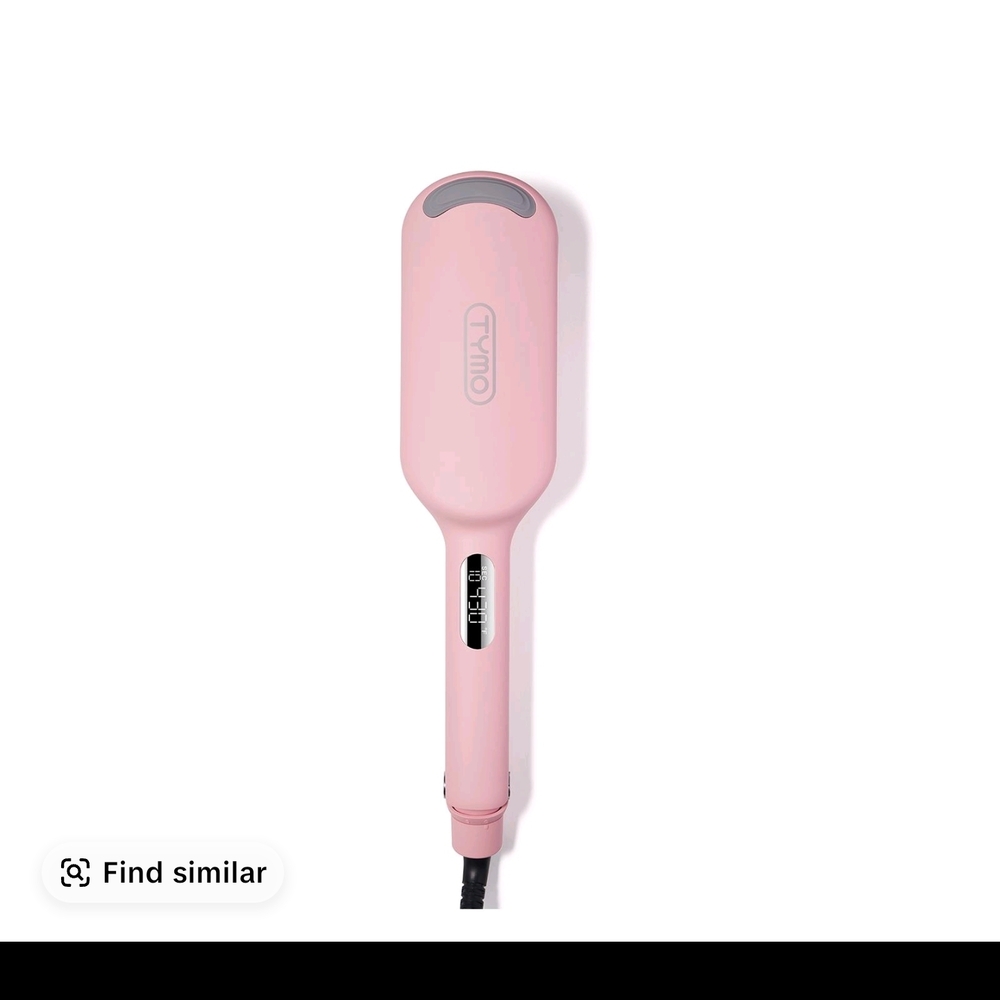 TYMO Pink Electric Straightening Brush – Smooth Styling for Women